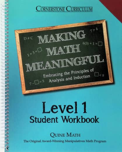 Making Math Meaningful 1 Student Workbook (Revised Edition)