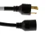 AC Power Cord, L6-30P to L6-30R, 10AWG, 15ft, Black