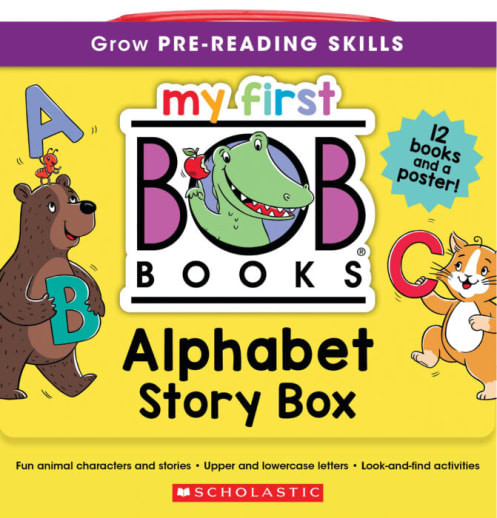 My First Bob Books: Alphabet Story Box