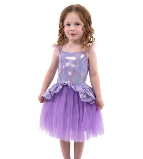 Little Adventures Lilac Tutu Dress, Size XL (Ages 7-9)