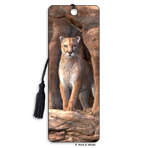 Cougar 3D Bookmark