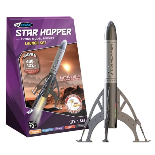 Star Hopper Flying Model Rocket Launch Set