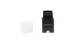 Cat6A RJ45 110 Type Keystone Jack, Black
