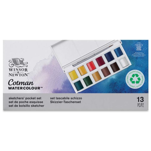 Sketcher's Pocket Box Set (Cotman Watercolor)
