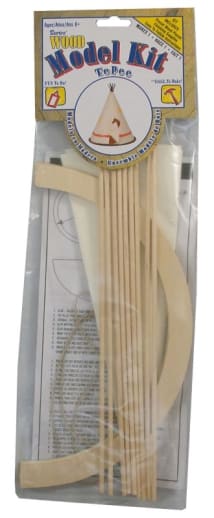 Tepee Wood Model Kit
