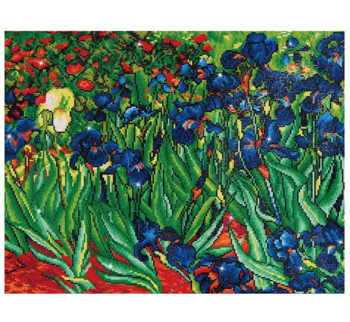 Irises - Van Gogh Diamond Dotz Kit (Advanced)