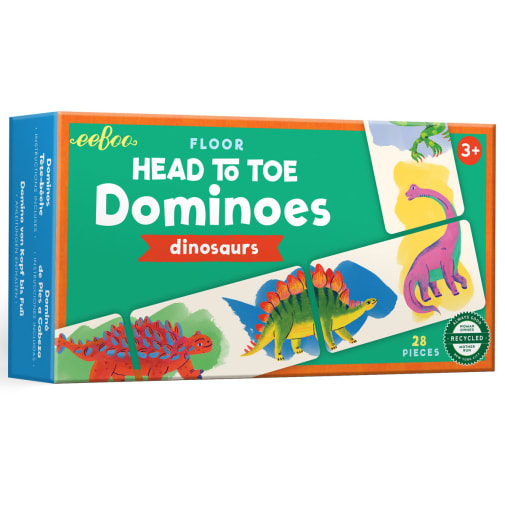 Head to Toe Dominoes - Dinosaurs