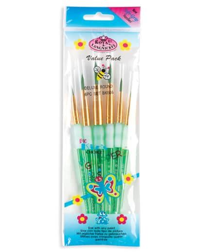 Royal & Langnickel Big Kid's Choice Deluxe Round Paint Brush Set