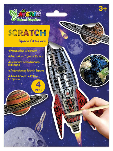 Scratch Space Stickers