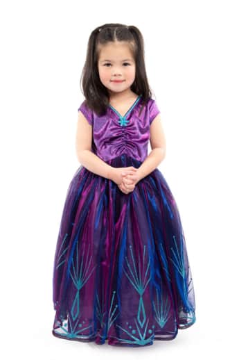 Little Adventures Purple Ice Princess Dress, Size M (Ages 3-5)