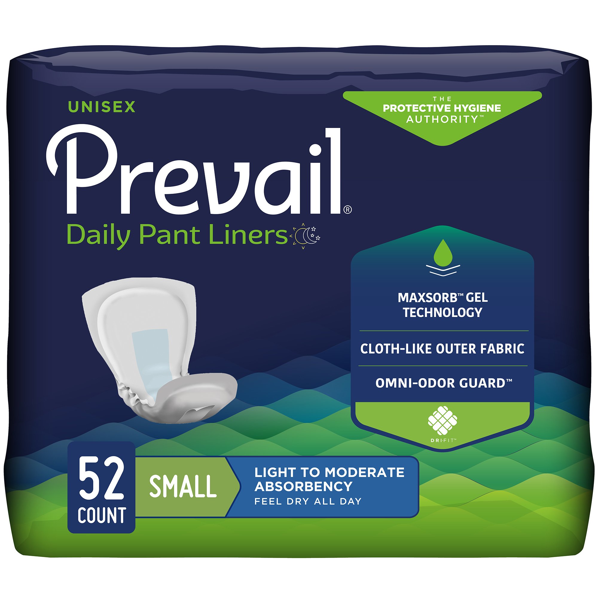 Prevail Daily Pant Liners Light  Moderate Bladder Control Pad, 12-Inch Length MK 677283