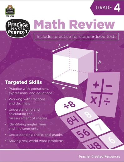 Practice Makes Perfect: Math Review Grade 4