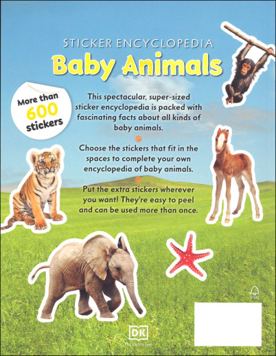 Sticker Encyclopedia Baby Animals: More Than 600 Stickers