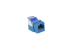 Cat5e Tool Less RJ45 Keystone Jack, Blue