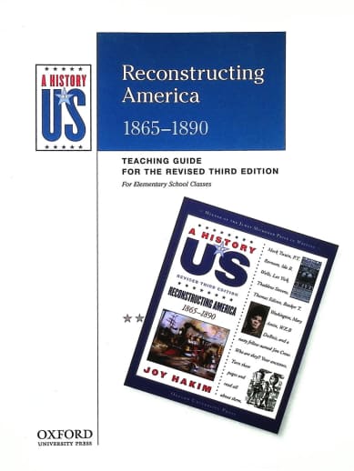 A History of US: Reconstructing America Volume 7 Elementary Teacher Guide (3rd Edition)