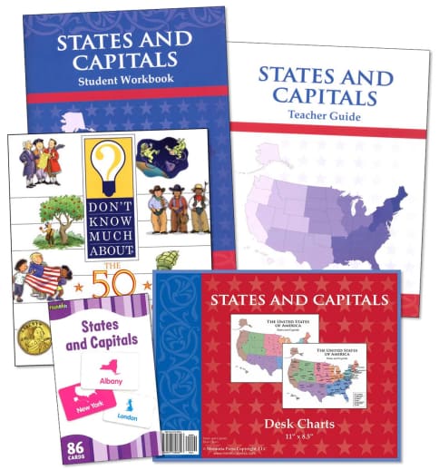 Memoria Press States and Capitals Set