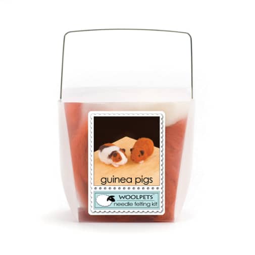 Needle Felting Kit: Guinea Pigs