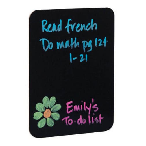 Black Dry Erase Board 9" x 12"