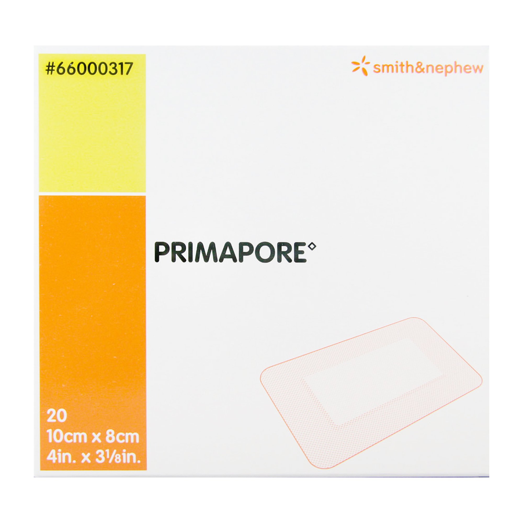 Primapore Adhesive Dressing, 8 x 10 Centimeter MK 370204