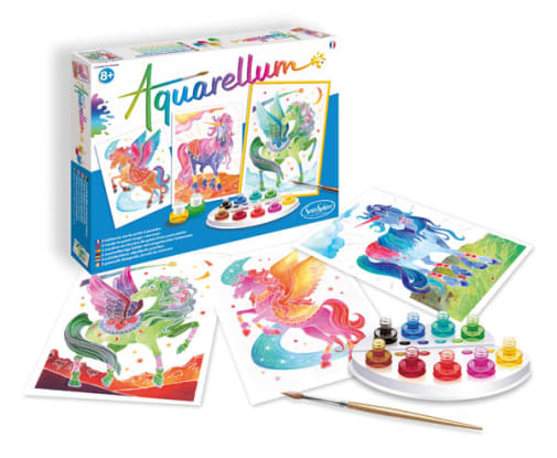 Aquarellum Large - Unicorn and Pegasus