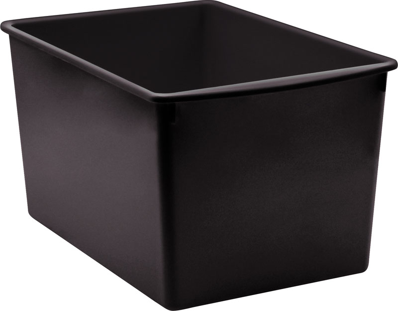 Teacher Created Resources Black Plastic Multi-Purpose Bin