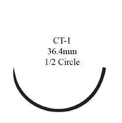 Coated Vicryl Suture with CT-1Needle MK 100529