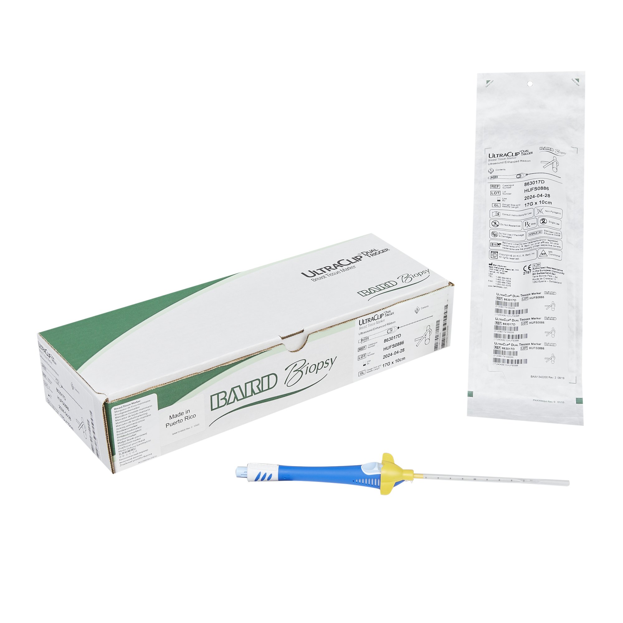UltraCLIP Dual Trigger Breast Tissue Marker MK 909710