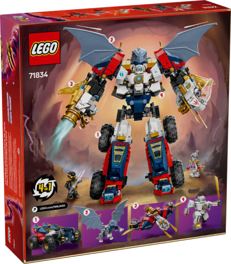 LEGO Ninjago Zane's Ultra Combiner Mech (71834)