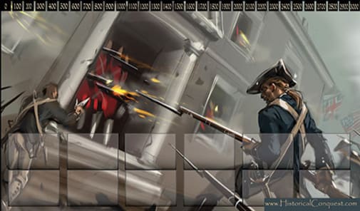 Historical Conquest Revolutionary War Action Play Mats