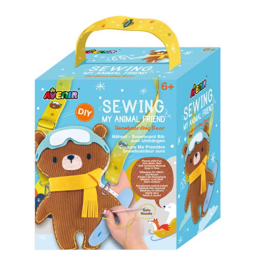 Sewing My Animal Friend - Snowboarding Bear
