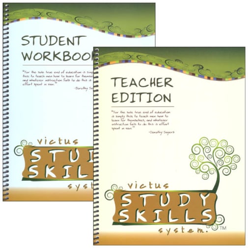 Victus Study Skills System, Level 3 Student Workbook & Core Teacher Edition Set
