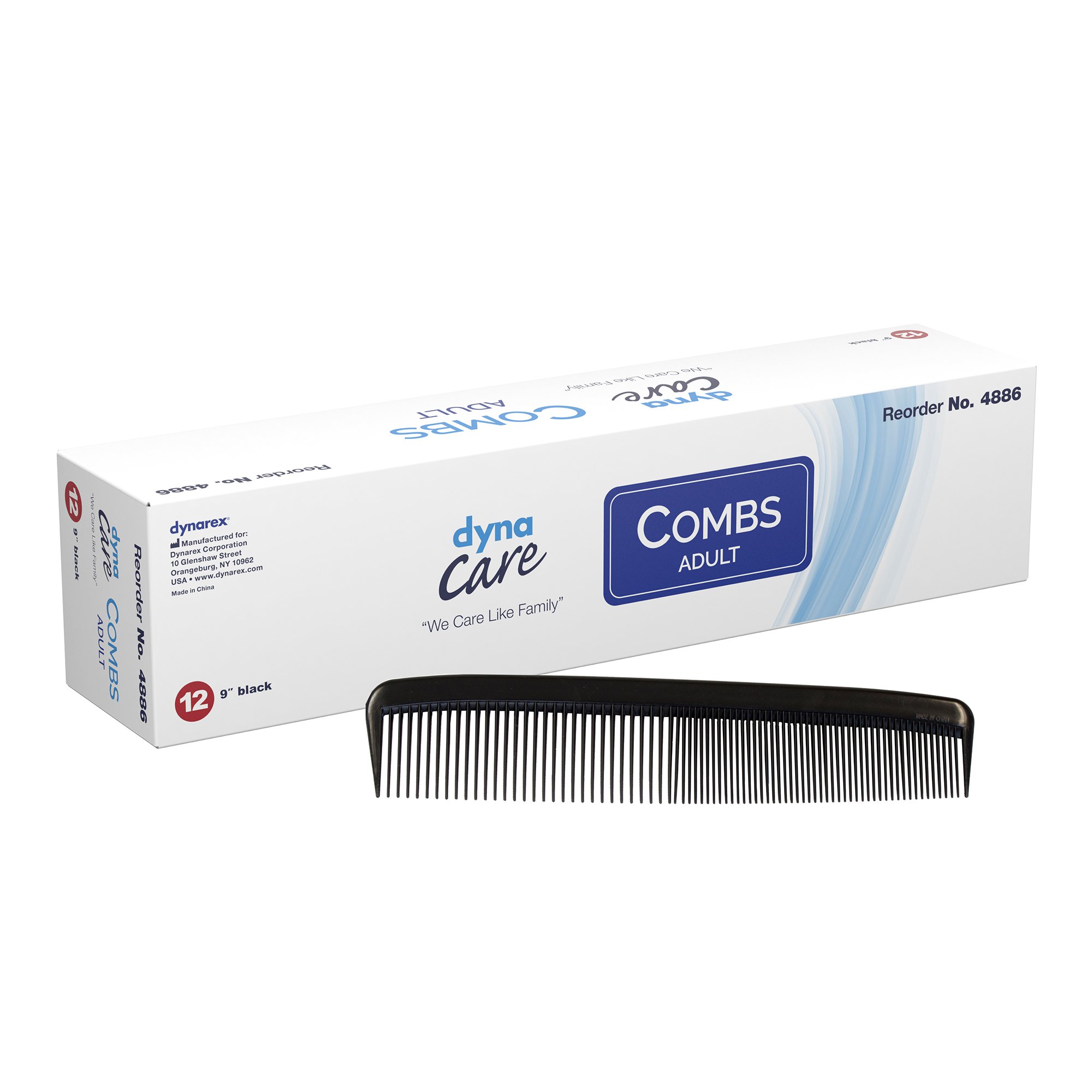 dynarex Hair Comb, 9 Inches MK 826987