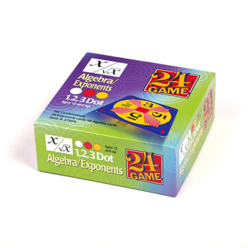 24 Game 96-Card Deck: Algebra / Exponents