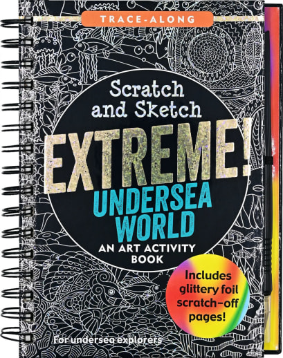Extreme! Undersea World Trace-Along Scratch & Sketch Activity Book