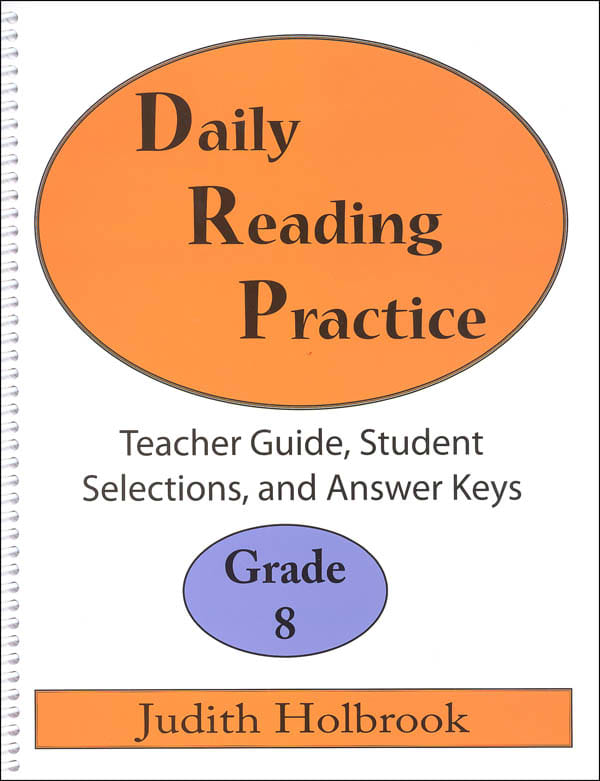 Daily Reading Practice Teacher Guide Grade 8