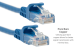 Cat5e Ethernet Patch Cable, Snagless, UTP, 7 ft, Blue