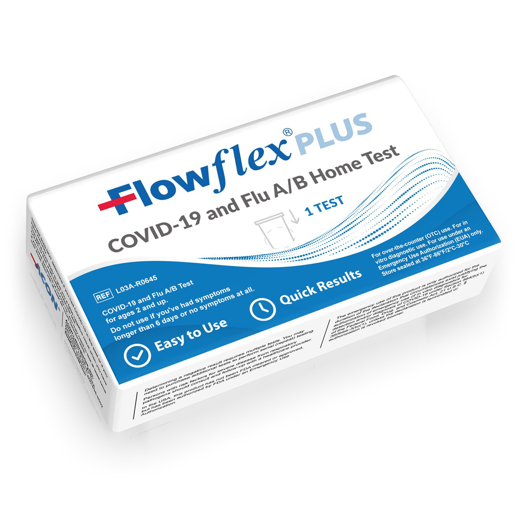 Flowflex Plus COVID-19 and Flu A/B Home Test MK 1257910