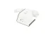 Desktop Power Socket, 2 AC, 3 USB, White