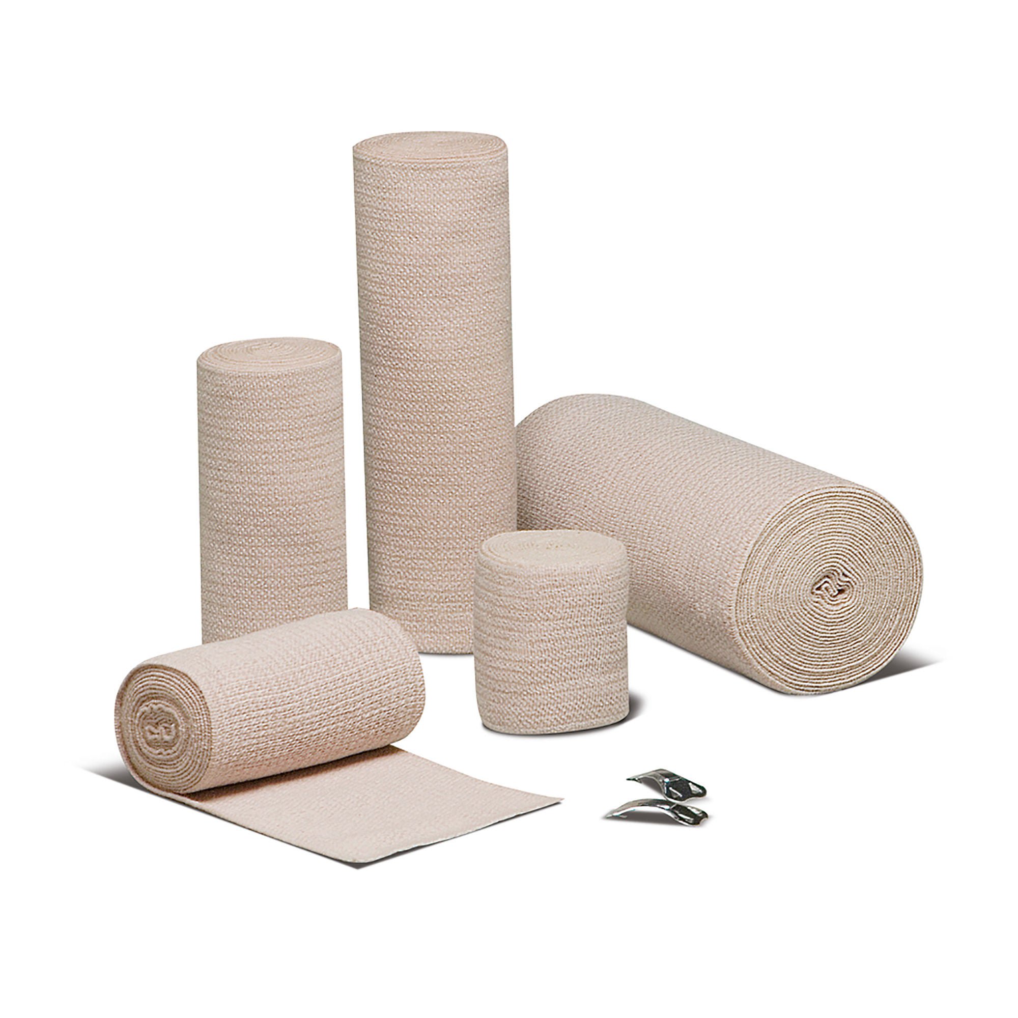 REB LF Clip Detached Closure Elastic Bandage, 4 Inch x 5 Yard MK 442328