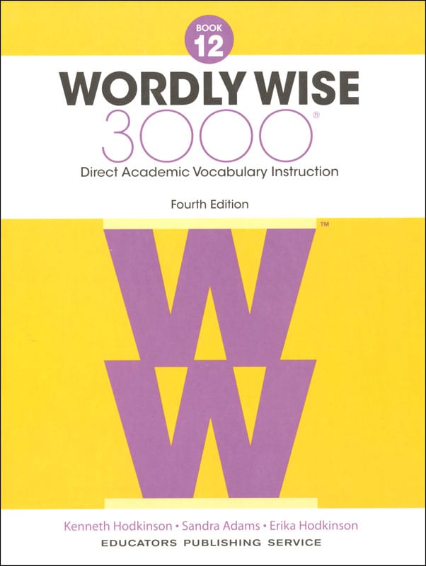 Wordly Wise 3000 Book 12, 4th Edition