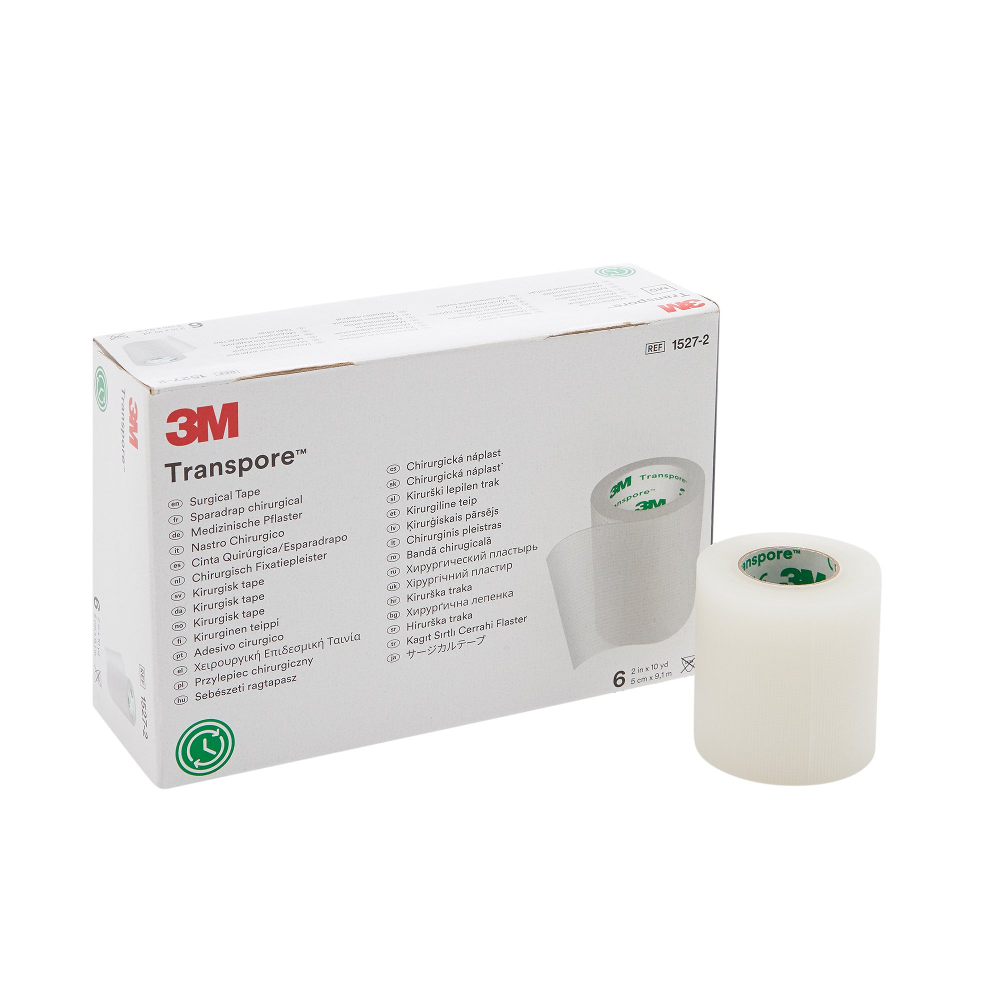 3M Transpore Plastic Medical Tape, 2 Inch x 10 Yard, Transparent MK 5764