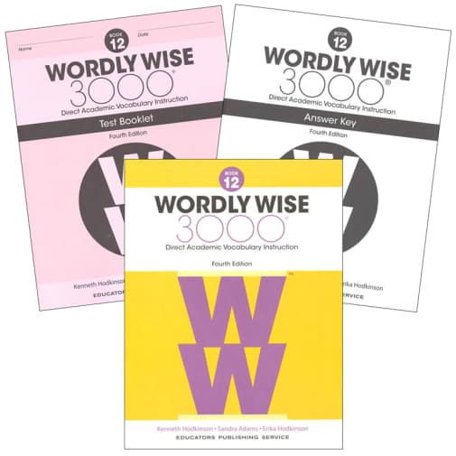 Wordly Wise 3000 4th Edition Book 12 Set