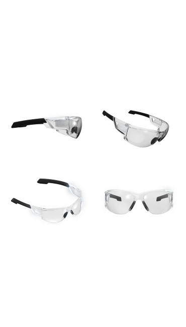 Tactical Type-N | Monture transparente | Verre transparent, , large