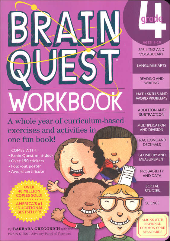 Brain Quest Workbook Grade 4