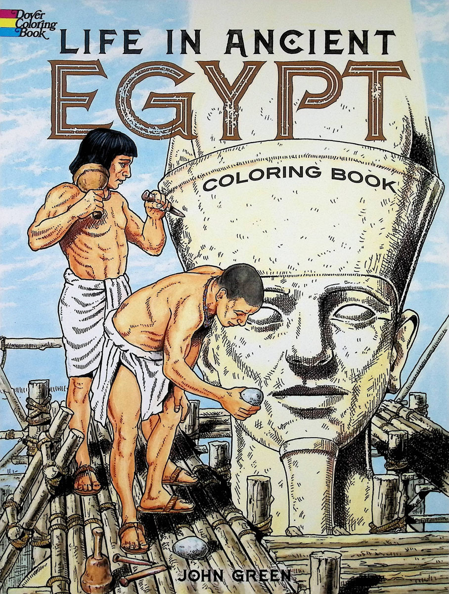 Life in Ancient Egypt Coloring Book