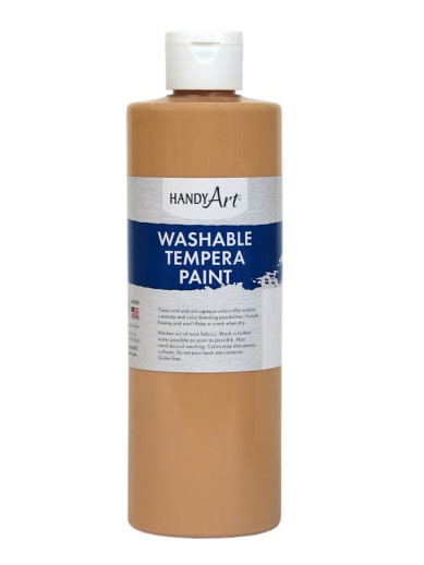 Peach Washable Tempera Paint