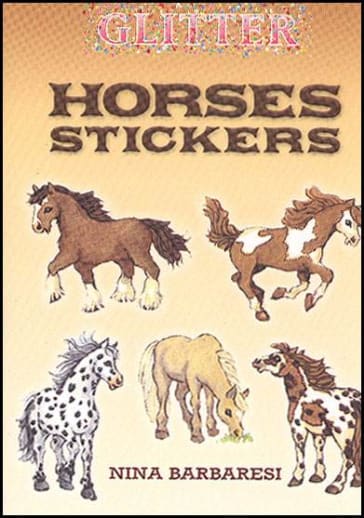 Glitter Horses Stickers