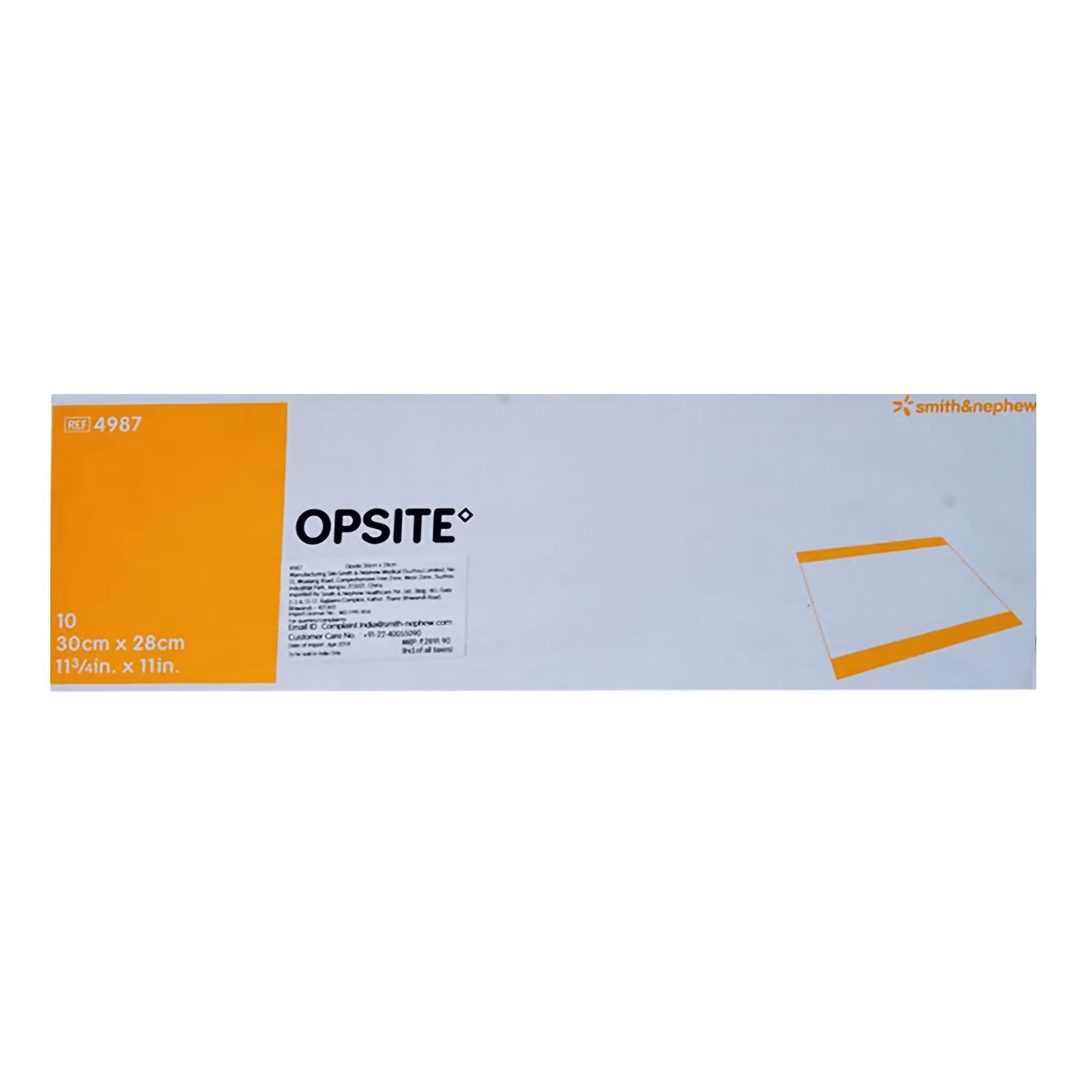 OpSite Transparent Film Dressing, 11 x 11 Inch MK 152554