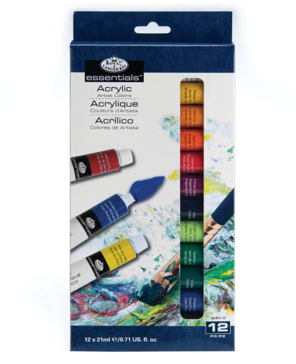Acrylic Color Artist Tube Paint (12 pack)