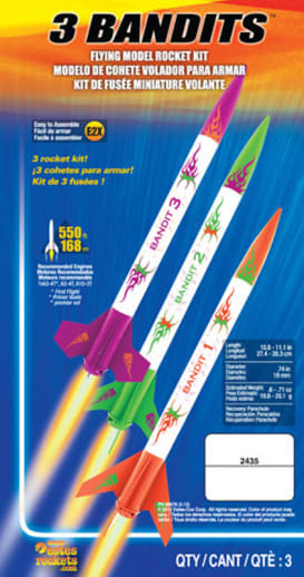 3 Bandits Rocket Set